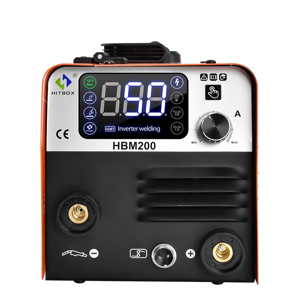 Tig Welder Machine - HITBOX HBM200 3in1 MMA/스틱/아크/리프트 TIG/아르곤/플럭스 코어드