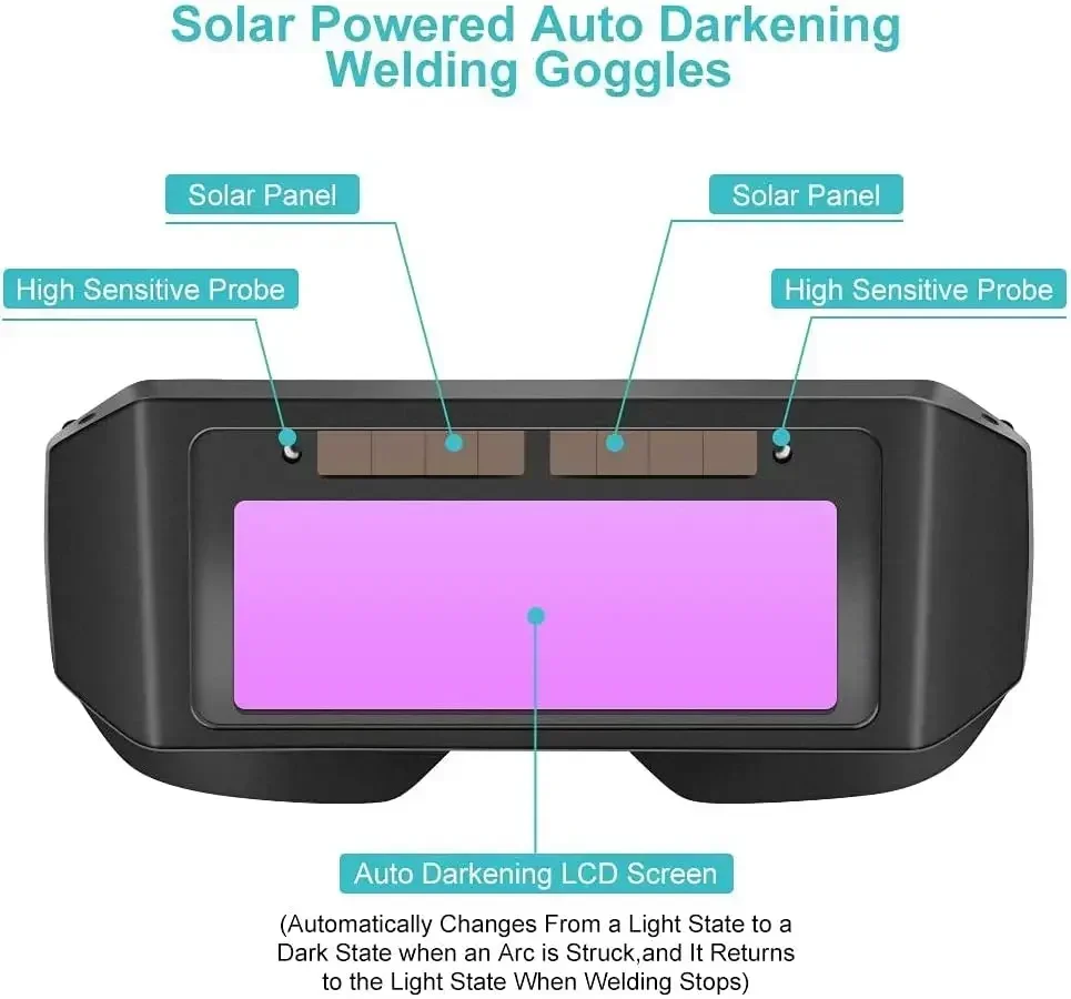 용접 고글 자동 태양 자동 어두워지는 안전 안경 TIG - Tig Welder Machine 리뷰 및 가격
